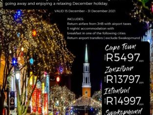 Start planning December holidays now