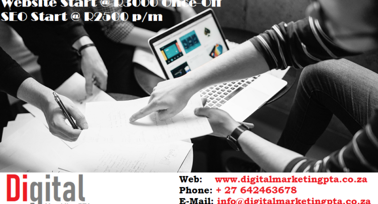 Starting from R1500 p/month | Social Media & Digital Marketing Sp