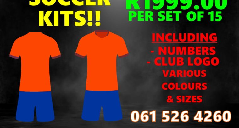 Sports Kits Manufactured for you