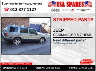 JEEP COMMANDER 5.7 HEMI STRIPPED PARTS FOR SALE