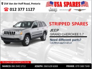 JEEP GRAND CHEROKEE 5.7 STRIPPED SPARES FOR SALE