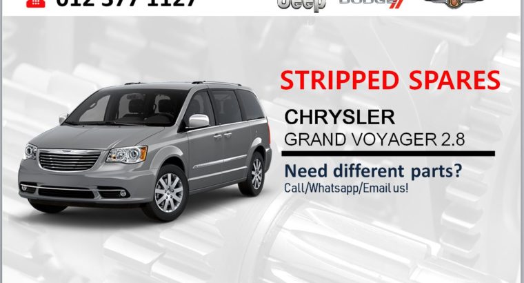 CHRYSLER GRAND VOYAGER 2.8 STRIPPED SPARES FOR SALE
