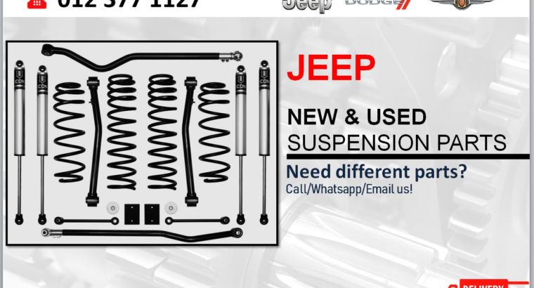 JEEP NEW & USED SUSPENSION SPARES/PARTS FOR SALE