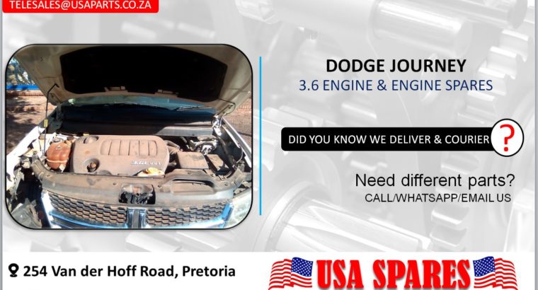 DODGE JOURNEY 3.6 USED MOTOR & MOTOR SPARES/PARTS