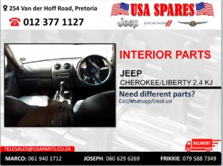 JEEP CHEROKEE/LIBERTY 2.4 KJ NEW & USED INTERIOR SPARES/PARTS