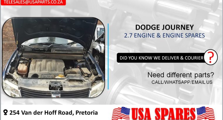 DODGE JOURNEY 2.7 USED MOTOR & MOTOR SPARES/PARTS