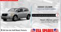 DODGE CALIBER 1.8/2.0/2.4 STRIPPED SPARES/PARTS