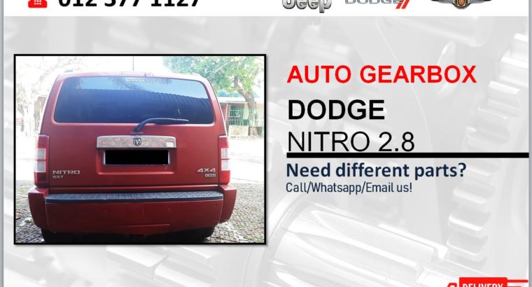 DODGE NITRO 2.8 AUTOMATIC USED GEARBOX