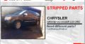 CHRYSLER GRAND VOYAGER 2.8 CRD USED STRIPPED PARTS FOR SALE