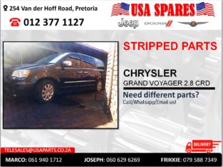 CHRYSLER GRAND VOYAGER 2.8 CRD USED STRIPPED PARTS FOR SALE