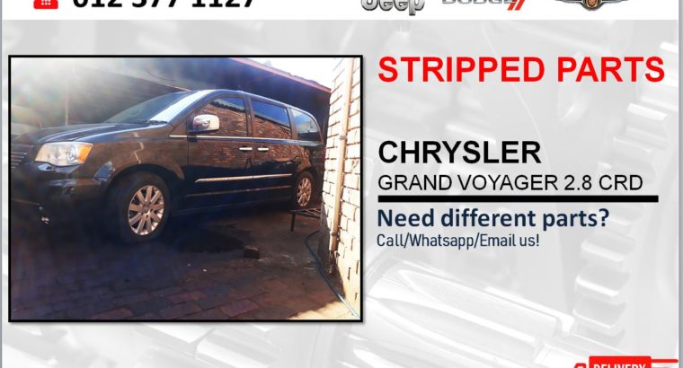 CHRYSLER GRAND VOYAGER 2.8 CRD USED STRIPPED PARTS FOR SALE
