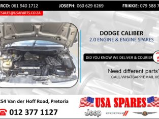 DODGE CALIBER 2.0 USED MOTOR & MOTOR SPARES/PARTS