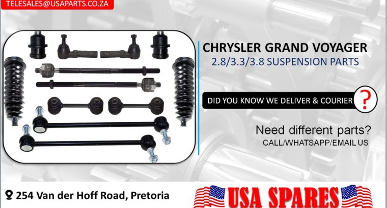 CHRYSLER GRAND VOYAGER 2.8/3.3/3.8 SUSPENSION PARTS/SPARES