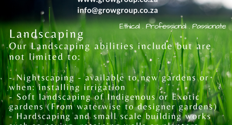 Grow Group: Irrigation and Landscaping with Maintenance
