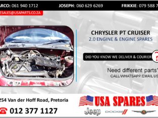 CHRYSLER PT CRUISER 2.0 USED MOTOR & MOTOR SPARES/PARTS