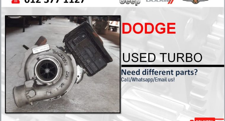 DODGE USED TURBO FOR SALE