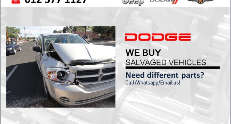 WE BUY DODGE SALVAGED VEHICLES