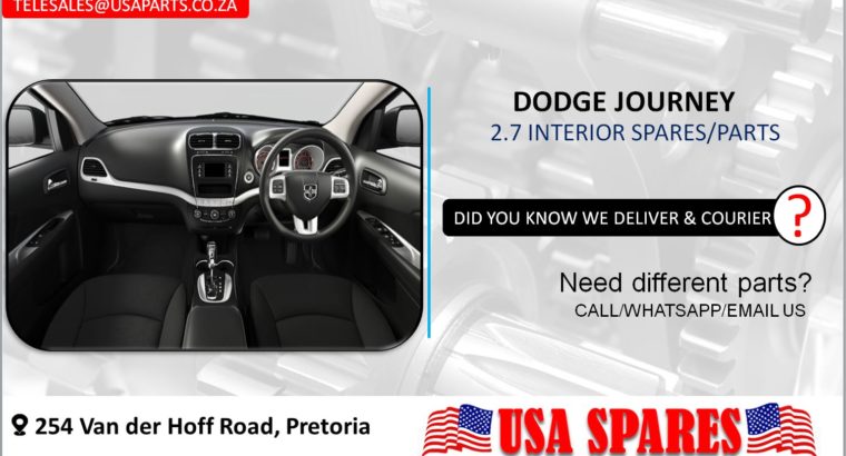 DODGE JOURNEY 2.7 STRIPPED INTERIOR SPARES/PARTS