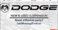 DODGE NEW & USED SUSPENSION PARTS/SPARES