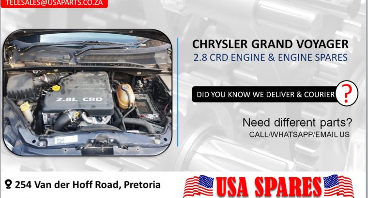 CHRYSLER GRAND VOYAGER 2.8 USED MOTOR & MOTOR SPARES/PARTS