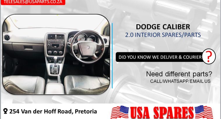 DODGE CALIBER 2.0 STRIPPED INTERIOR SPARES/PARTS