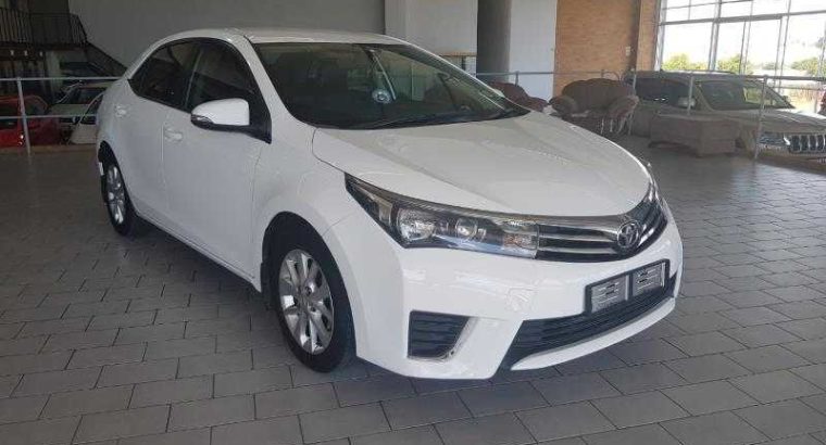 2014 Toyota Corolla 1.6 prestige for sale.