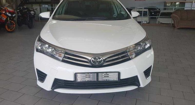 2014 Toyota Corolla 1.6 prestige for sale.