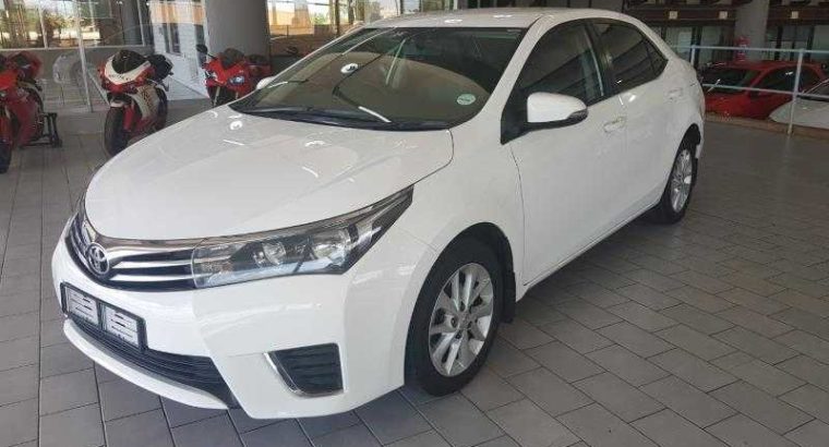 2014 Toyota Corolla 1.6 prestige for sale.