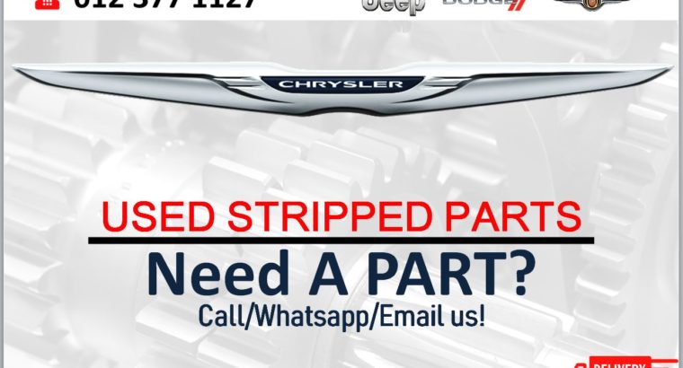 CHRYSLER USED STRIPPED PARTS FOR SALE