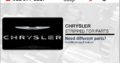 CHRYSLER STRIPPED SPARES/PARTS FOR SALE
