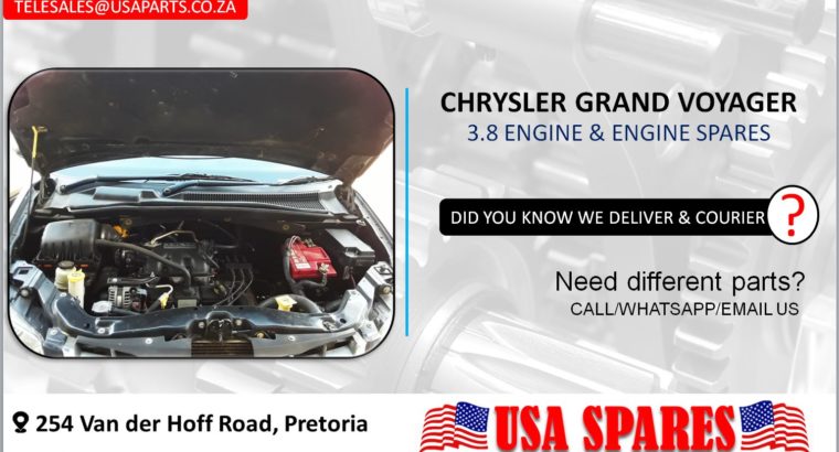 CHRYSLER GRAND VOYAGER 3.8 USED MOTOR & MOTOR SPARES/PARTS