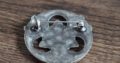 Vintage Viking Shield Pin Brooch