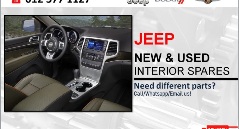 JEEP NEW & USED INTERIOR PARTS/SPARES FOR SALE