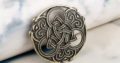 Vintage Viking Shield Pin Brooch