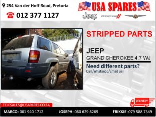 JEEP GRAND CHEROKEE 4.7 WJ STRIPPED PARTS FOR SALE