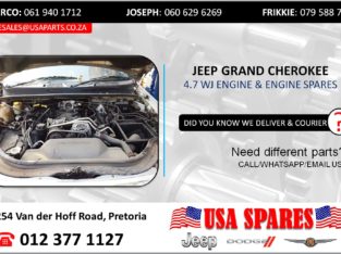 JEEP GRAND CHEROKEE 4.7 WJ USED MOTOR & MOTOR SPARES/PARTS