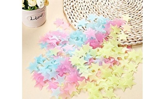 100 Pcs Glow Star Stickers
