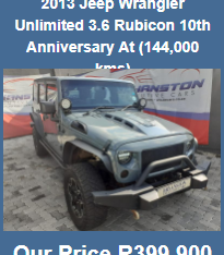 2013 Jeep Wrangler Unlimited 3.6 Rubicon 10th Anniversary AT