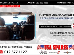 CHRYSLER GRAND VOYAGER 2.8 STRIPPED INTERIOR SPARES/PARTS
