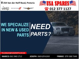 NEED A PART? WE SPECIALIZE IN NEW & USED SPARES FOR CHRYSLER