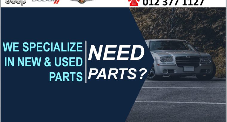 NEED A PART? WE SPECIALIZE IN NEW & USED SPARES FOR CHRYSLER