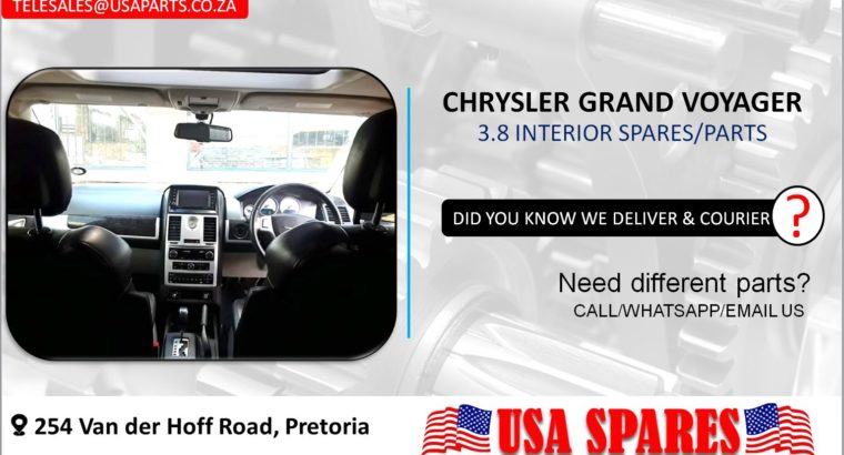 CHRYSLER GRAND VOYAGER 3.8 STRIPPED INTERIOR SPARES/PARTS