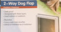 2-way dog flap brand new