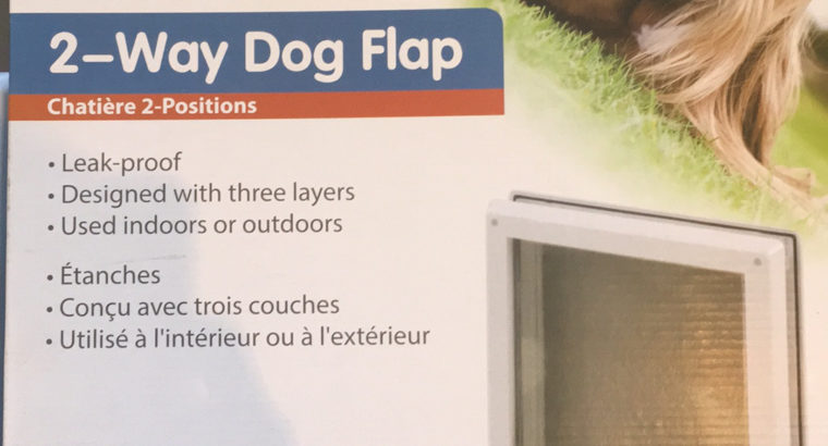 2-way dog flap brand new