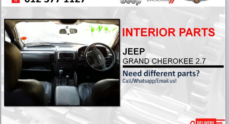 JEEP GRAND CHEROKEE 2.7 NEW & USED INTERIOR SPARES/PARTS