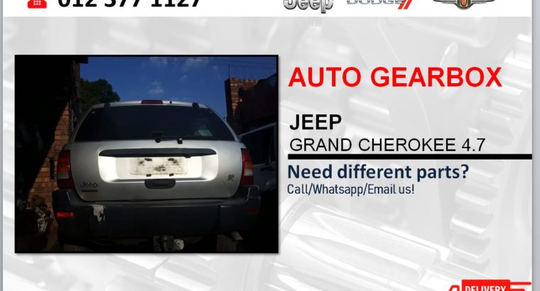 JEEP GRAND CHEROKEE 4.7 WJ/WK AUTOMATIC USED GEARBOX