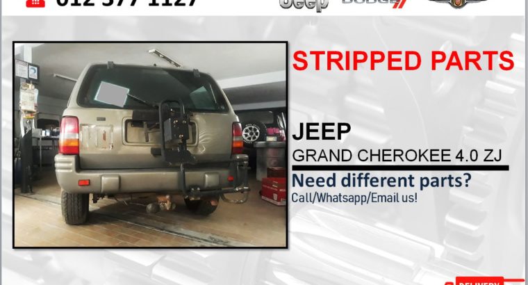 JEEP GRAND CHEROKEE 4.0 ZJ STRIPPED PARTS FOR SALE