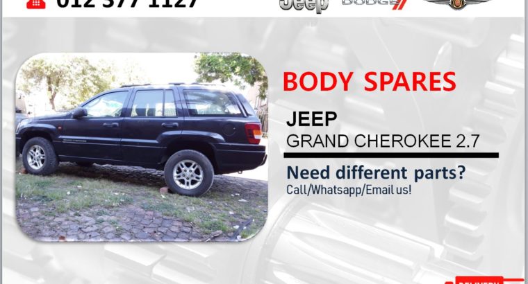 JEEP GRAND CHEROKEE 2.7 NEW & USED BODY SPARES/PARTS