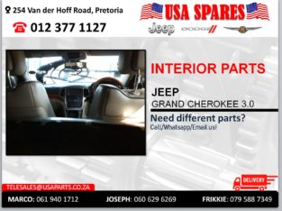 JEEP GRAND CHEROKEE 3.0 NEW & USED INTERIOR SPARES/PARTS