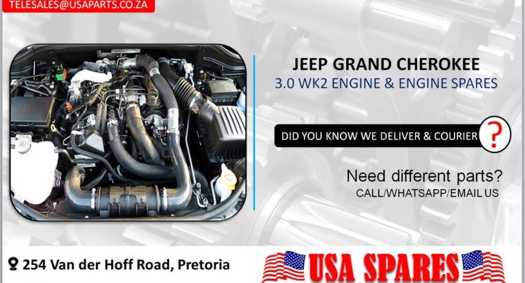 JEEP GRAND CHEROKEE 3.0 WK2 USED MOTOR & MOTOR SPARES/PARTS